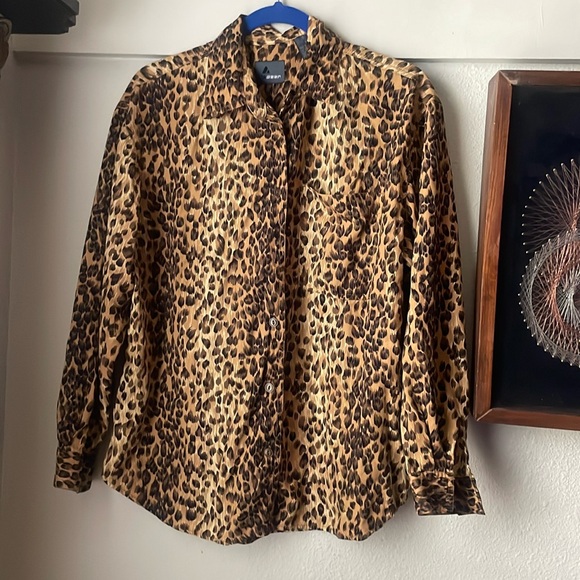 Vintage Liz Wear long sleeve button down top - Picture 1 of 5